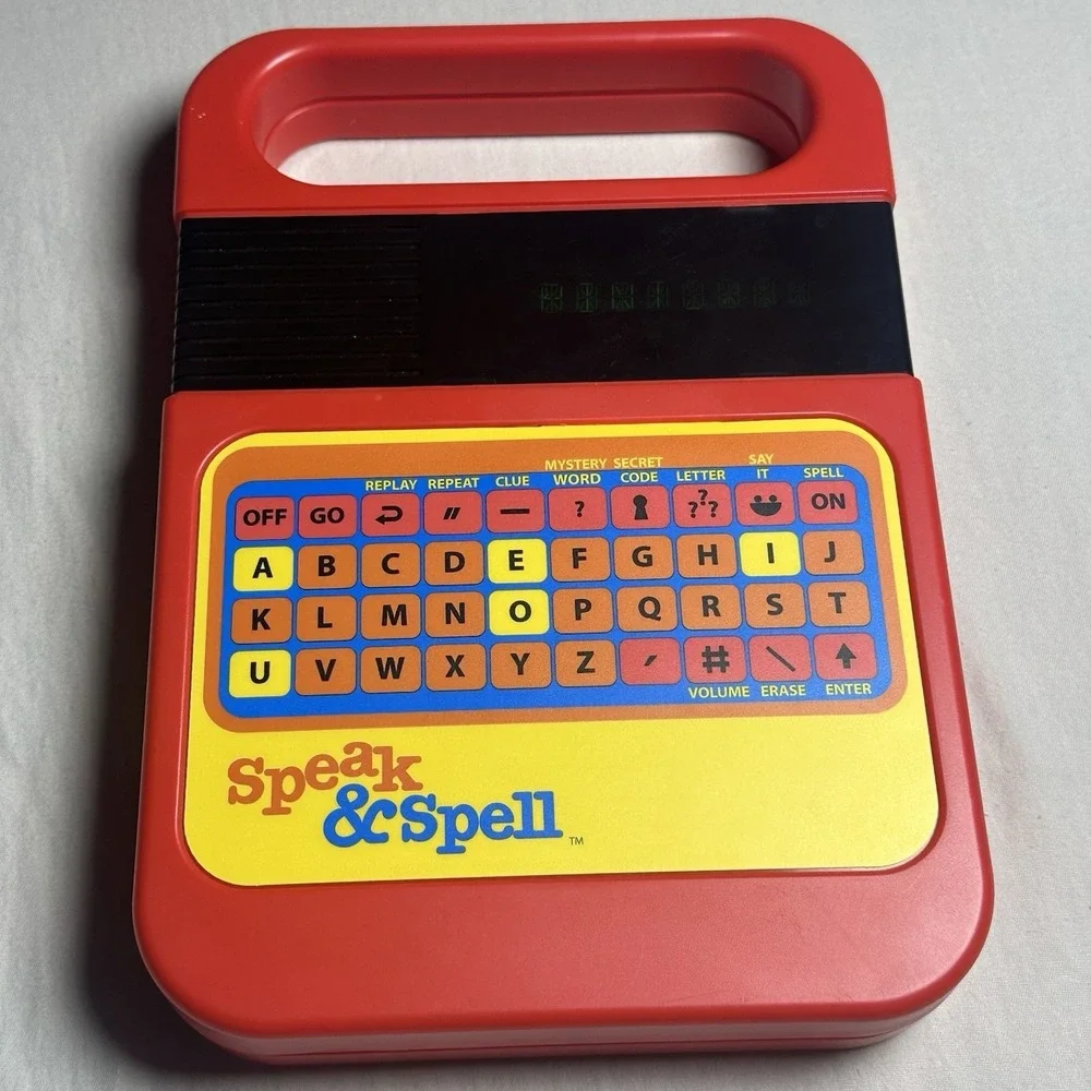 Vintage Texas Instruments Speak & Spell Tested Works Great Condition Retro '80's